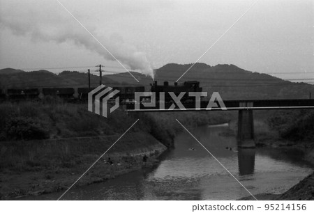 1976 Kyusyu Chikuho Kaijima Coal Mine steam locomotive Fukuoka prefecture documentary photo 95214156
