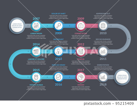 Timeline Infographics Timeline Infographics 95215409