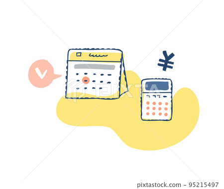 desk calendar and calculator desk calendar and calculator 95215497