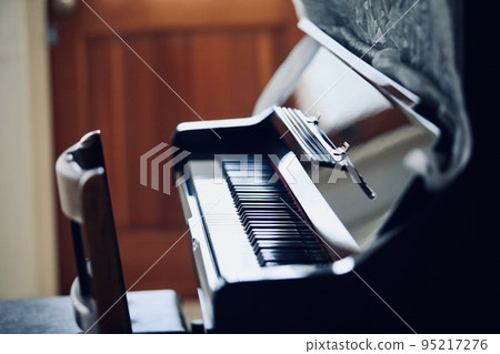 piano and antique chair piano and antique chair 95217276