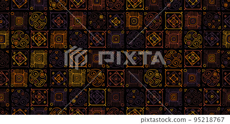 Talavera pattern. Indian patchwork. Turkish ornament. Moroccan tile mosaic. Spanish decoration. Ethnic background. Seamless pattern for your design Talavera pattern. Indian patchwork. Turkish ornament. Moroccan tile mosaic. Spanish decoration. Ethnic background. Seamless pattern for your design 95218767