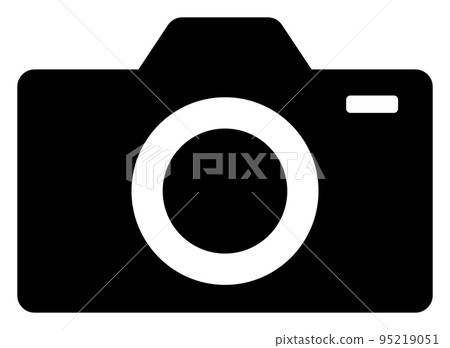 simple camera silhouette icon simple camera silhouette icon 95219051