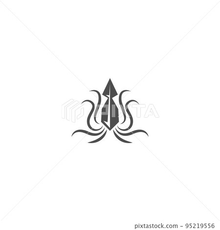 Premium Vector | Kraken octopus esport mascot logo