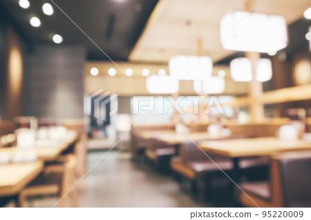 abstract blurred cafe restaurant with bokeh lights defocused background abstract blurred cafe restaurant with bokeh lights defocused background 95220009