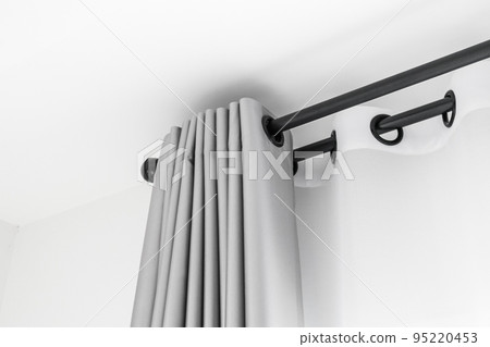 Curtain window interior decoration in living room 95220453