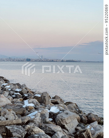Beautiful sea landscape of cloudy Istanbul, Turkey 95220869