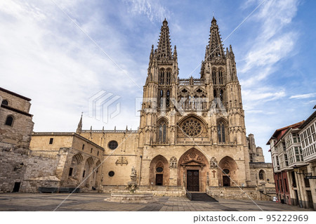 The Burgos Cathedral in Castilla y Leon, Spain was declared Unesco World Heritage Site. 95222969