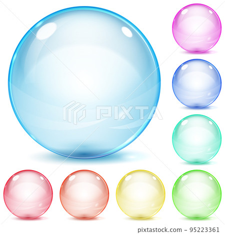 Multicolored glass spheres Multicolored glass spheres 95223361