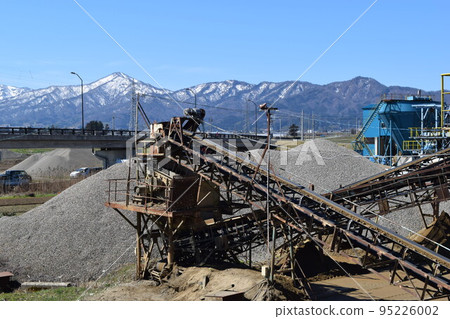 Crushed stone factory Construction material production site Crushed stone factory Construction material production site 95226002