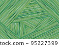 abstract green background, fractal with green lines 95227399