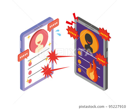 SNS上的誹謗攻擊圖像 95227910