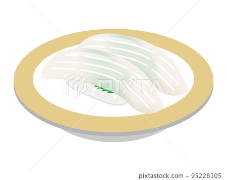 魷魚握壽司插圖 95228105
