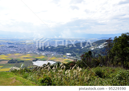 Nanyo City scenery from Mt. Juuichi, Nanyo City, Yamagata Prefecture 95229390