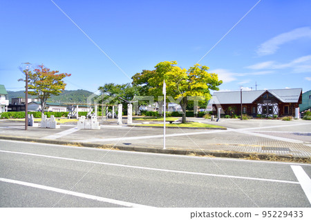 Summer 2021 Yamagata Railway Flower Nagai Line and scenery from the train window 95229433