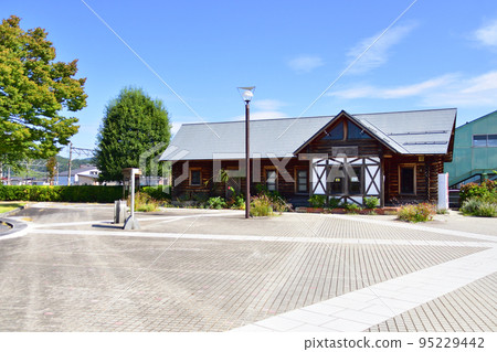 Summer 2021 Yamagata Railway Flower Nagai Line and scenery from the train window 95229442