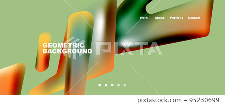 Tech minimal geometric wallpaper. Creative abstract background. Vector illustration for wallpaper banner background or landing page Tech minimal geometric wallpaper. Creative abstract background. Vector illustration for wallpaper banner background or landing page 95230699