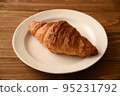 Croissant table background 95231792
