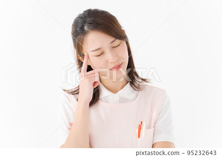 Female staff in apron 95232643