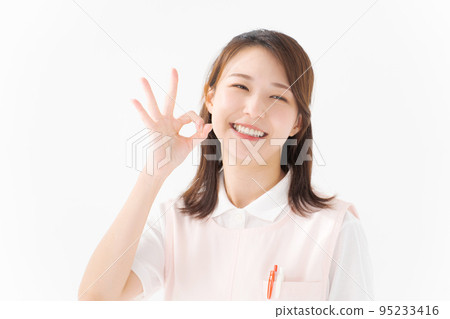 圍裙的女職員 圍裙的女職員 95233416
