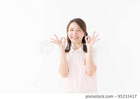 圍裙的女職員 圍裙的女職員 95233417