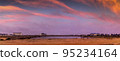 a salty lagoon near the Azov sea on the Arabat Spit, Ukraine 95234164