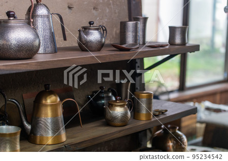 Scenery of the workshop copperware production Scenery of the workshop copperware production 95234542