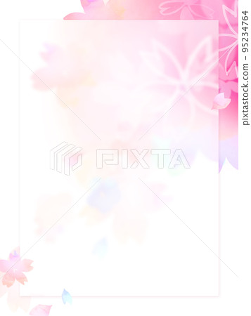 Cherry blossom frame Cherry blossom frame 95234764