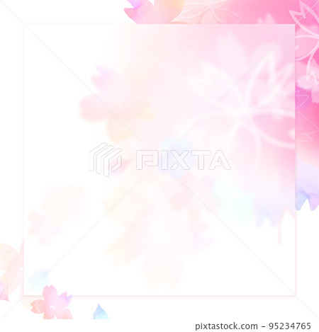 Cherry blossom frame 95234765