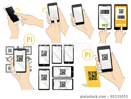 Smartphone illustration set 95235053