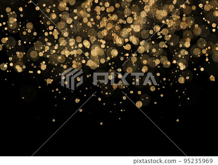 奢華的背景，閃閃發光的金色光芒 95235969
