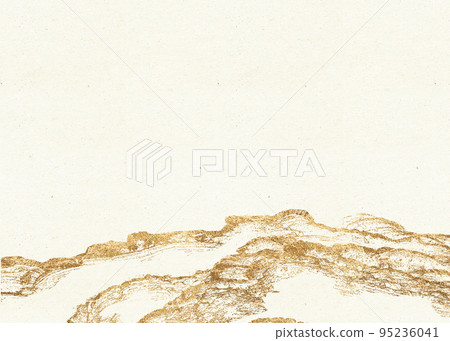 金雲海紋背景紋理 95236041