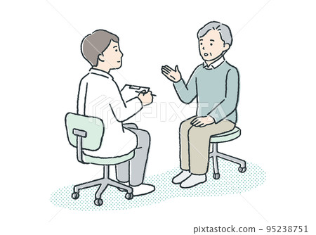 Elderly people visiting a hospital 95238751