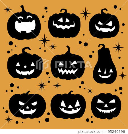 Happy Halloween vector. Illustration of various Happy Halloween vector. Illustration of various 95240396