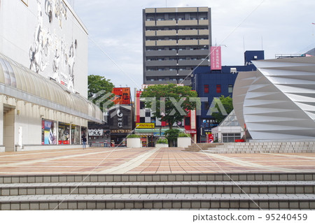 Townscape around Agora Square in front of Akita Station 95240459