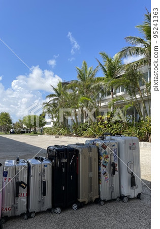 Ishigaki Airport and suitcase Ishigaki Airport and suitcase 95241363