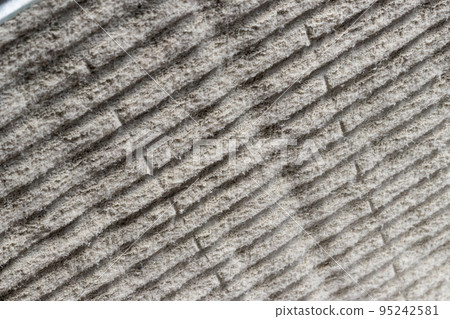 Air purifier filter filled with dust 95242581