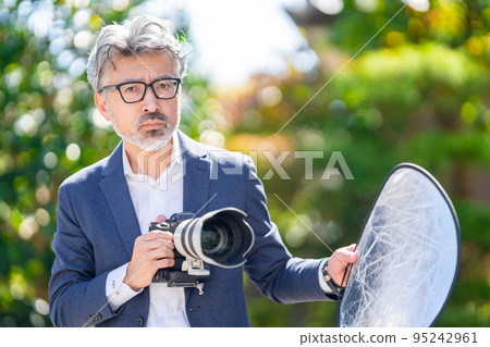 Cameraman ball bokeh reflector one operation 95242961
