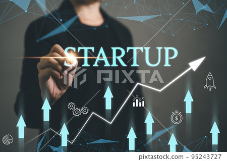 entrepreneurship new innovation goal creative startup business 95243727
