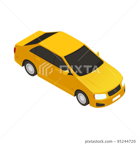 Car Isometric Icon - Stock Illustration [95244720] - PIXTA