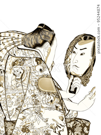 Kuniyoshi Moyau 現金人帶標籤 Karainu Gonbei 黃金版 95244874