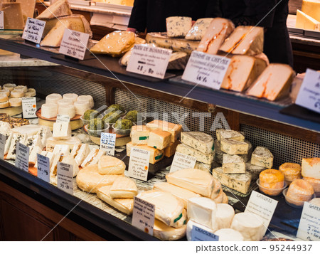 French cheese variety Paris Marche 95244937