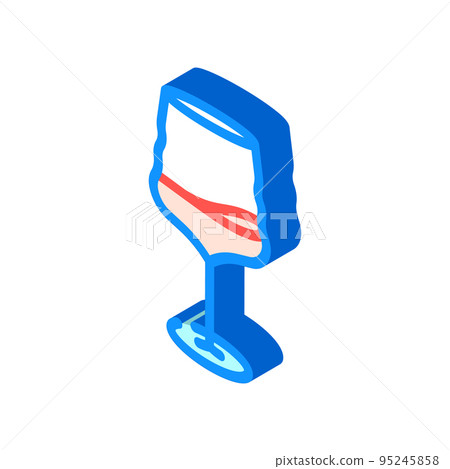 merlot wine glass isometric icon vector illustration merlot wine glass isometric icon vector illustration 95245858