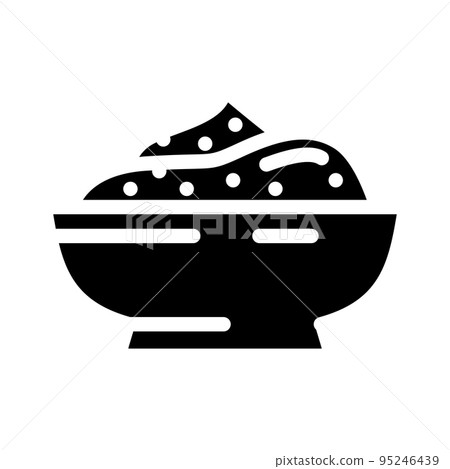 quark milk product glyph icon vector illustration quark milk product glyph icon vector illustration 95246439