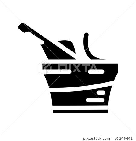 skyr milk product glyph icon vector illustration skyr milk product glyph icon vector illustration 95246441