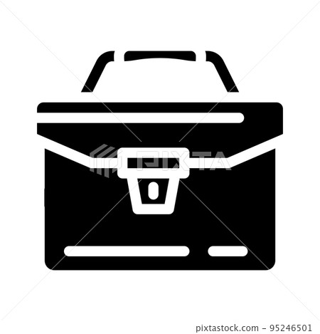 portfolio folder glyph icon vector illustration 95246501