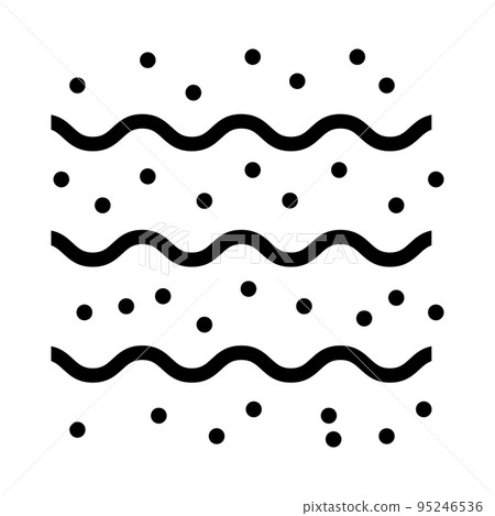 air wave glyph icon vector illustration 95246536