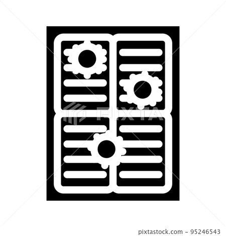bacteria air protection glyph icon vector illustration 95246543