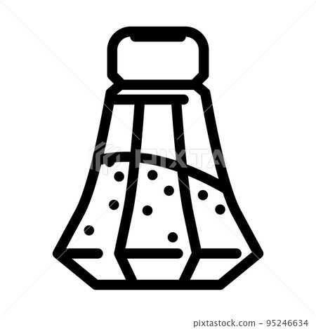 shaker salt line icon vector illustration shaker salt line icon vector illustration 95246634
