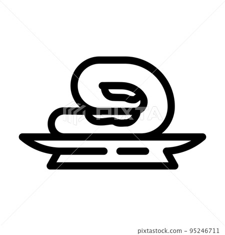 kaymak milk product line icon vector illustration kaymak milk product line icon vector illustration 95246711