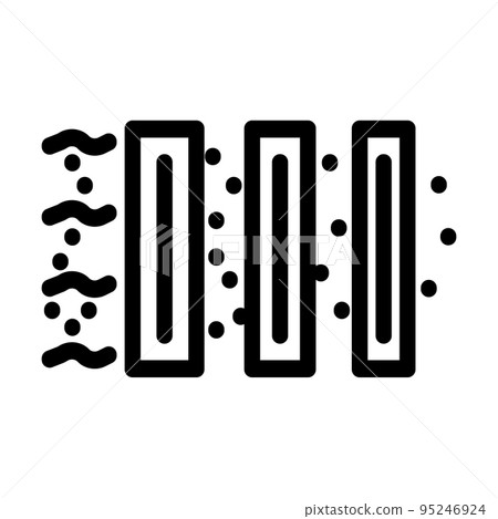 purification air line icon vector illustration 95246924